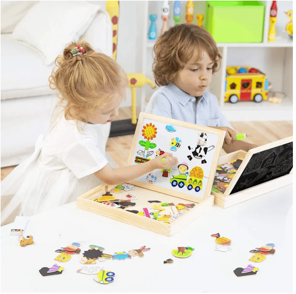 Magnetischer doppelseitiger Zeichentisch für Kinder - Image 2