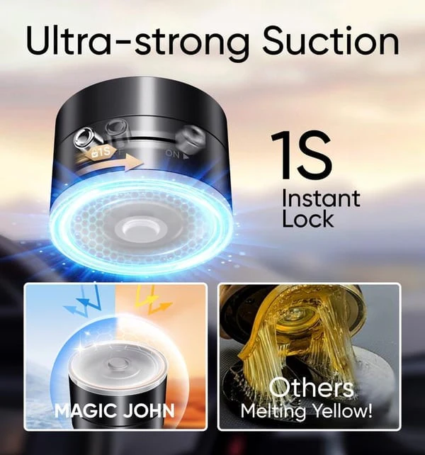 Magnetischer Telefonständer mit Vakuumsauger - Image 3