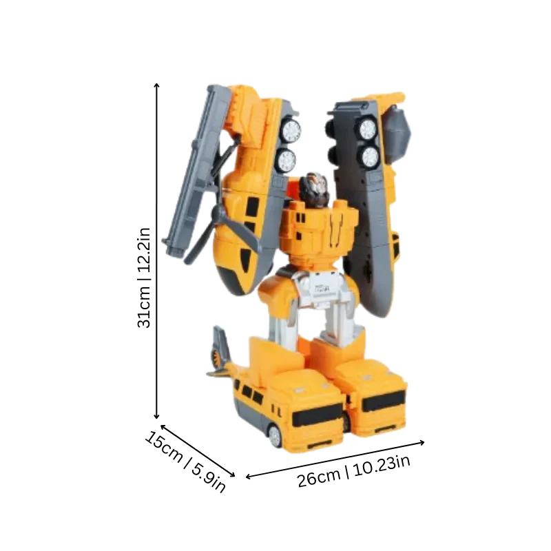 Magnetix Bauwelt  | Kreatives Magnetspielzeug Transformer Roboter - Image 5