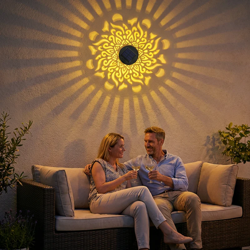 MandalaGlow — Solar Gartenlampe | 50% RABATT