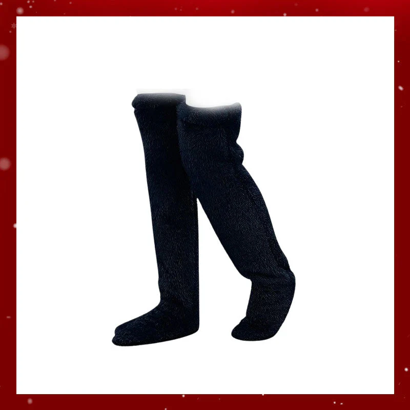 Mary — Gemütliche Kniehohe Gänsedaunensocken mit Verstecktem Geschenkfach - Image 9