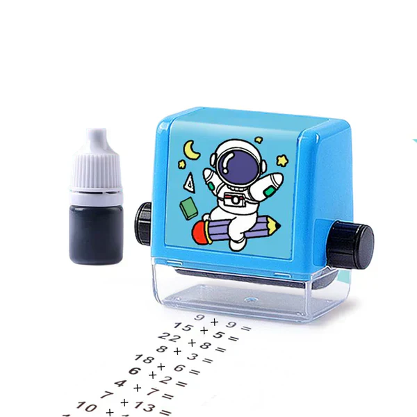 Mathe Rollstempel - Einstellbare Übungen für Grundschüler, Spaß am Lernen - Image 9