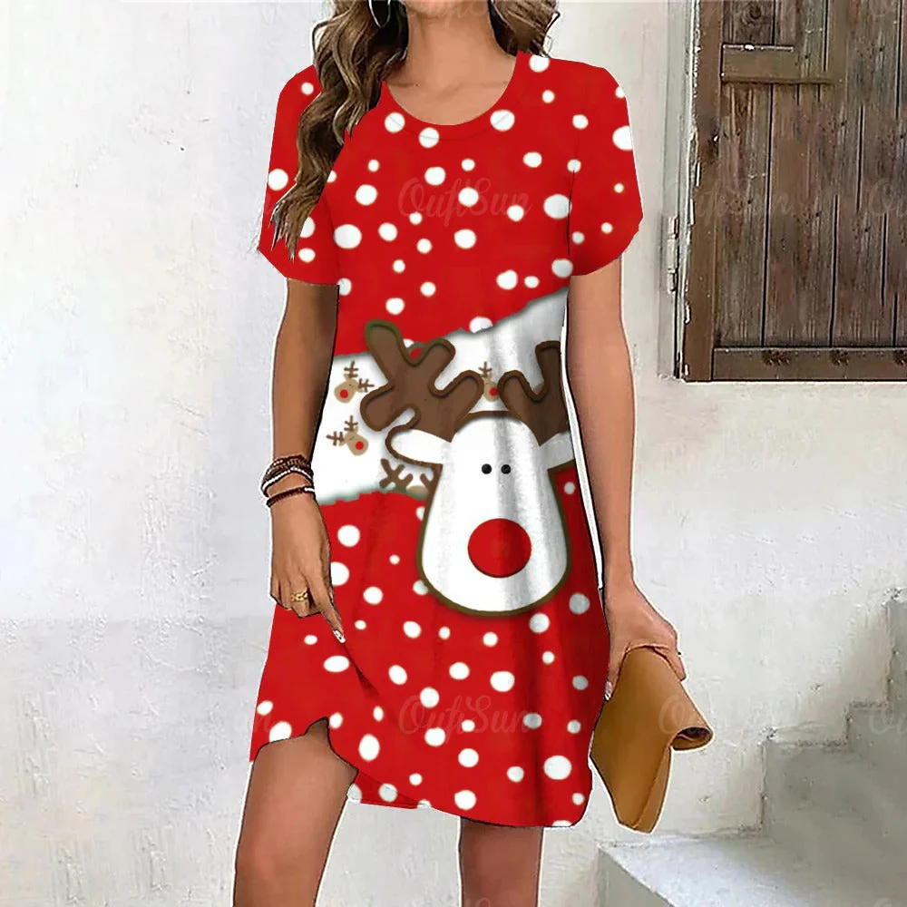 Merry - Weihnachts-Schneeflocken-Abendkleid | 50% RABATT - Image 2