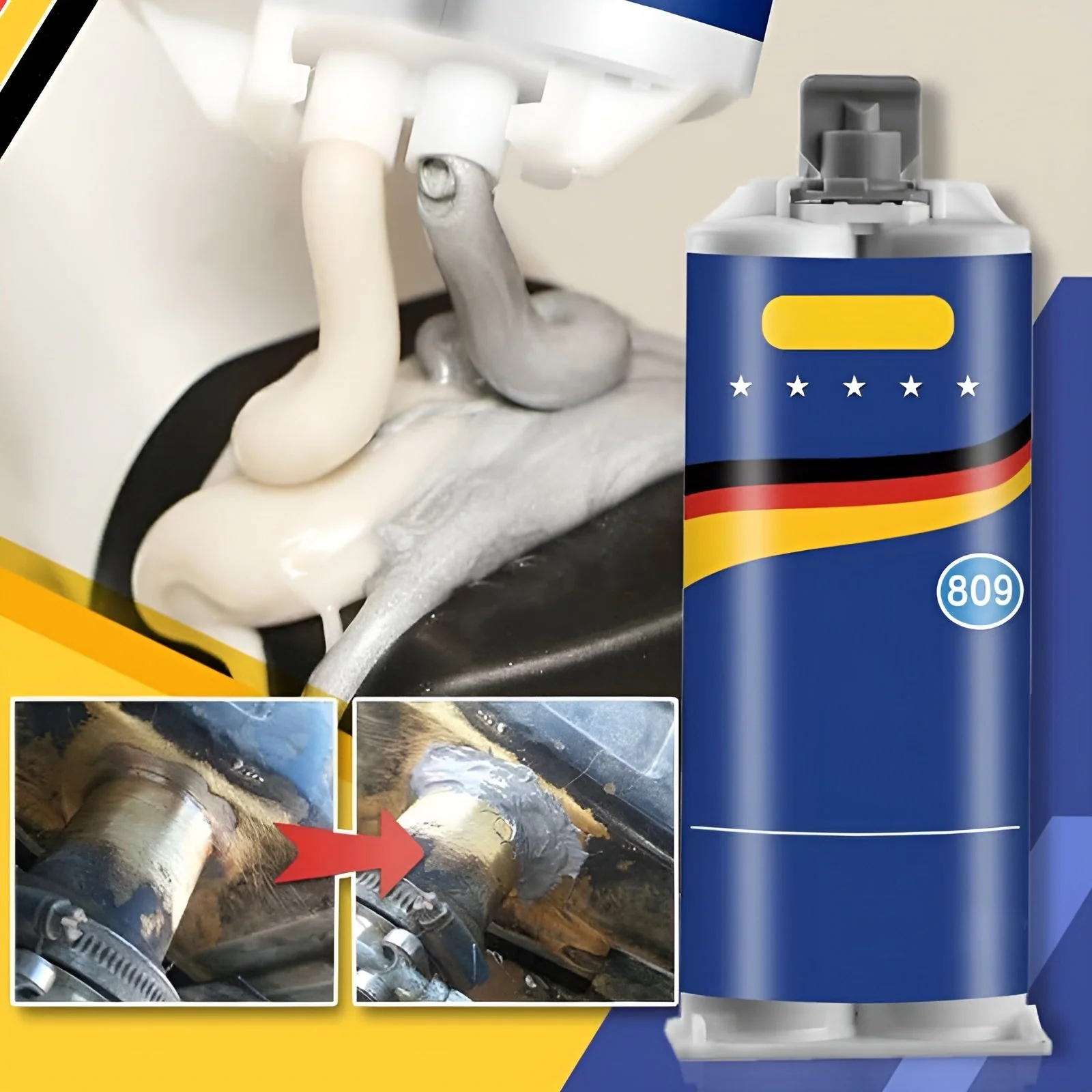 MetalFix - Metall-Reparaturklebstoff | 1+1 GRATIS