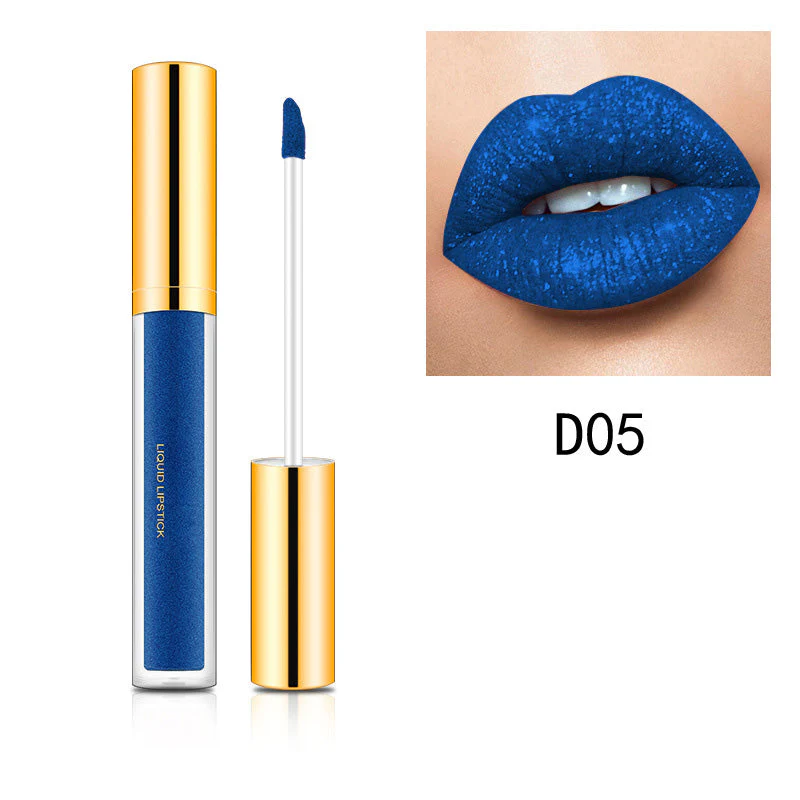 GlamLips - Metallischer flüssiger Diamant-Glitter-Lippenstift | 1+1 GRATIS - Image 13
