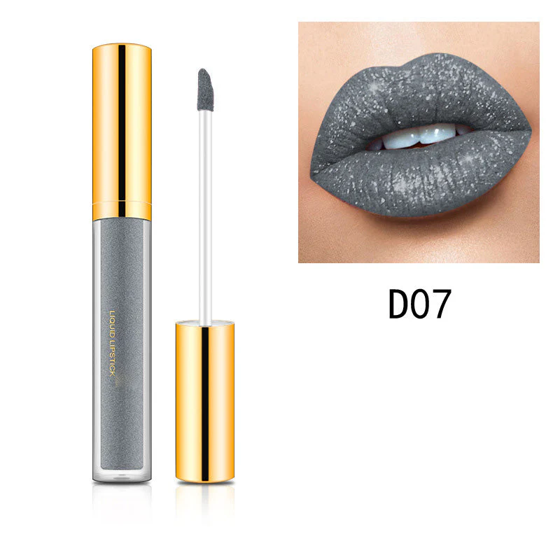 GlamLips - Metallischer flüssiger Diamant-Glitter-Lippenstift | 1+1 GRATIS - Image 15