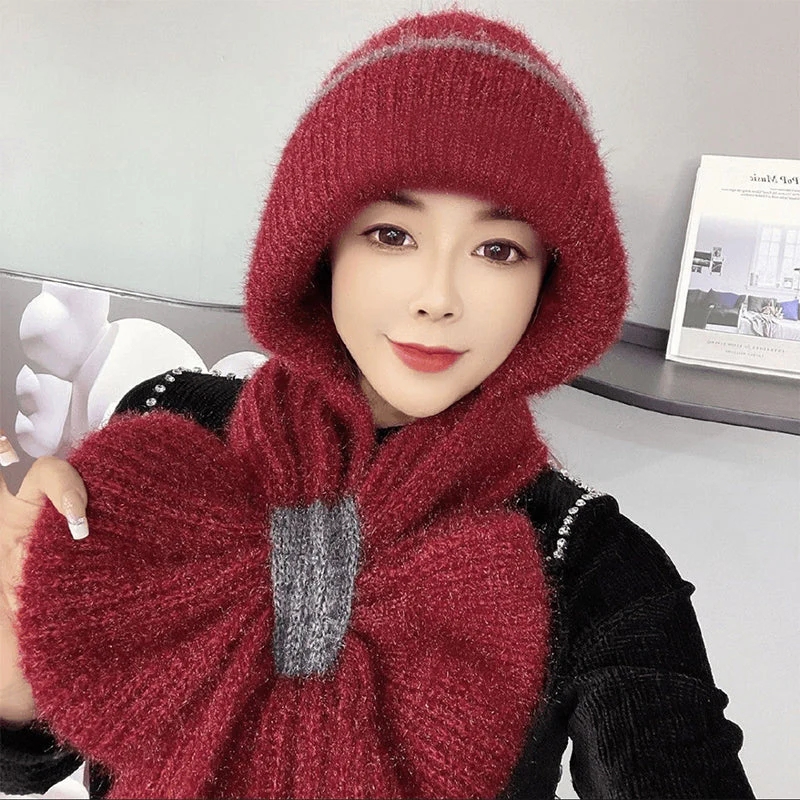 Mia – Damen-Wintermütze mit Schal und winddichtem Ohrenschutz | 1+1 GRATIS - Image 2