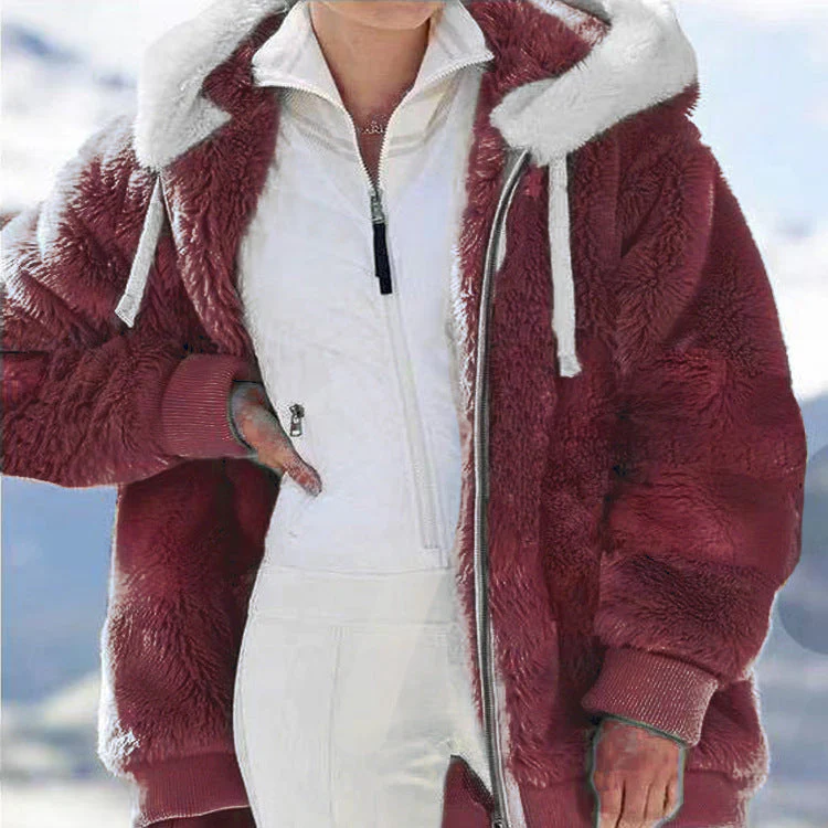 Mia – Kapuzen-Fleecejacke - Image 2