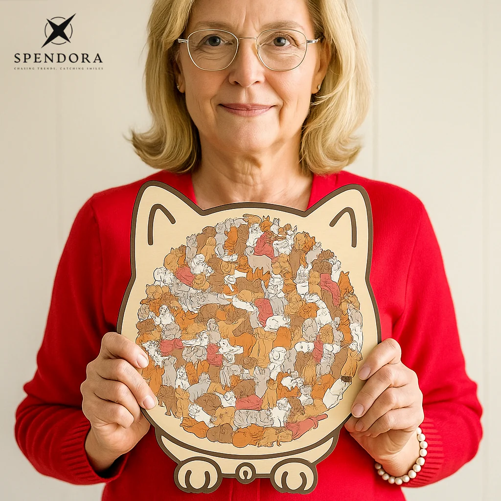 Mila – 135-teiliges Morandi Katzen-Puzzle | 2+1 GRATIS - Image 2