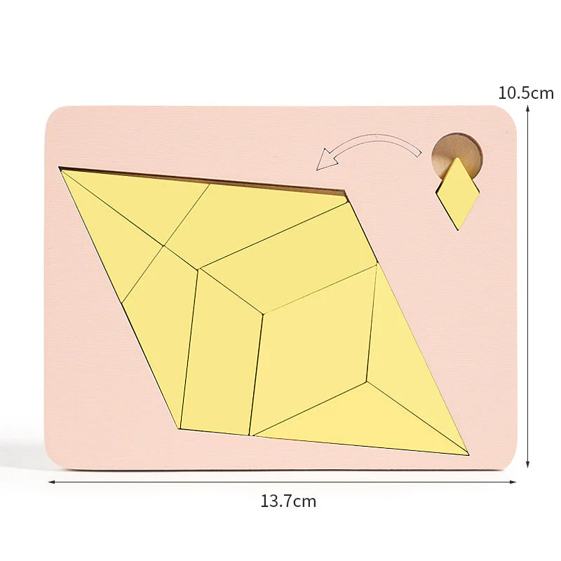 MindFlex - Gehirnpuzzle Holz-Tangram | 50% RABATT - Image 4
