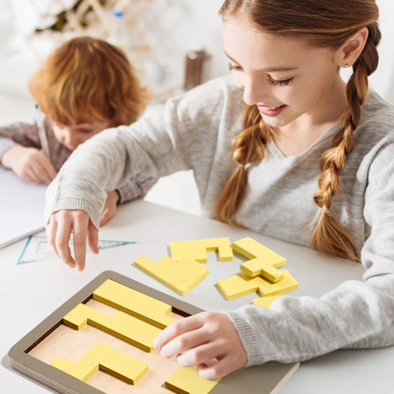 MindFlex - Gehirnpuzzle Holz-Tangram | 50% RABATT - Image 9