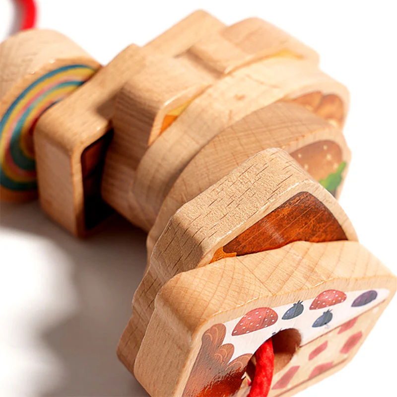 MiniMondo – Holz Fädelspiel Raupe | 50% RABATT - Image 7