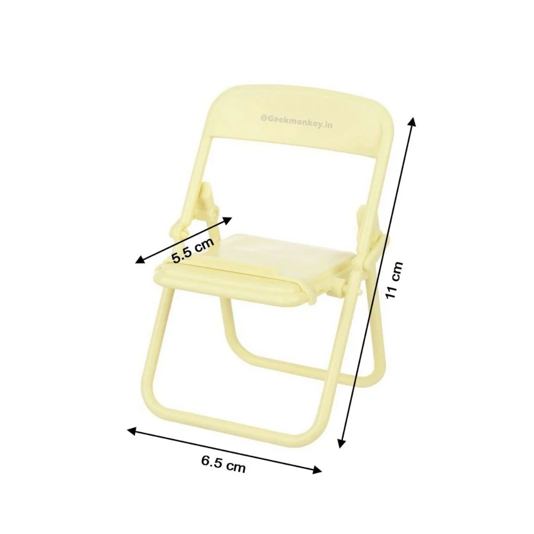 MiniSeat – Faltbarer Handyhalter im Stuhl-Design | 1+2 GRATIS - Image 2