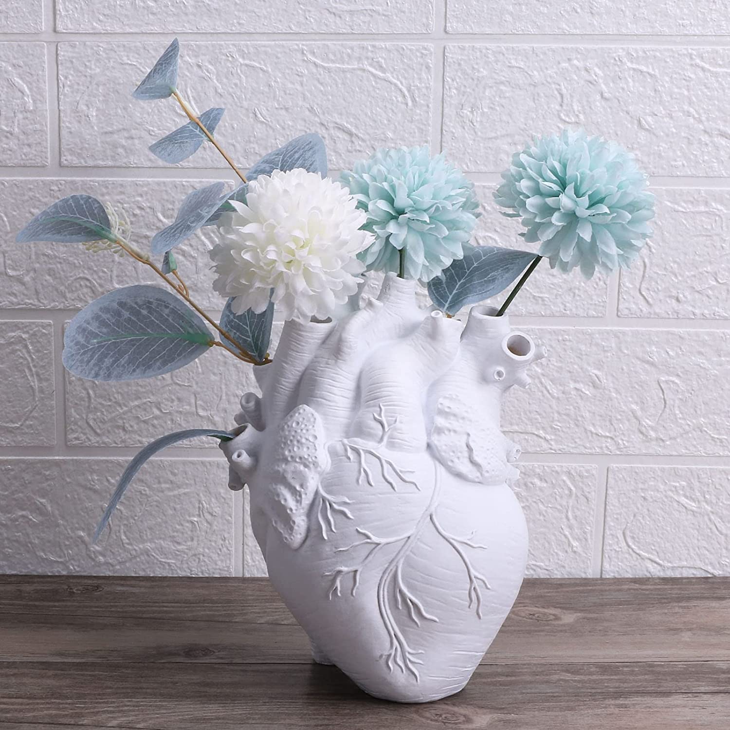 Modernes herzförmiges Harz Vase Dekor - Image 10