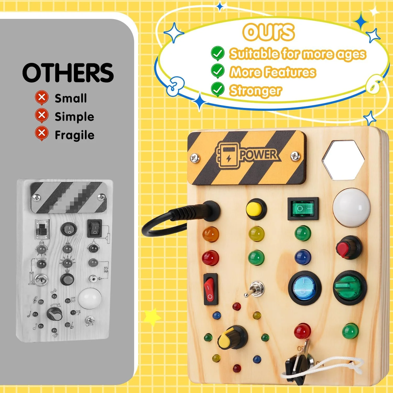 SmartSenses - Montessori-Peuter Prikbord | 50% RABATT - Image 3