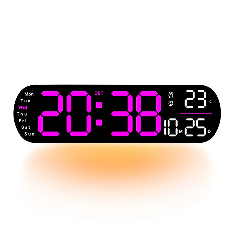 SmartTime LED-Wanduhr – Zeit, Datum & Temperatur auf einen Blick | 50% Rabatt! - Image 15