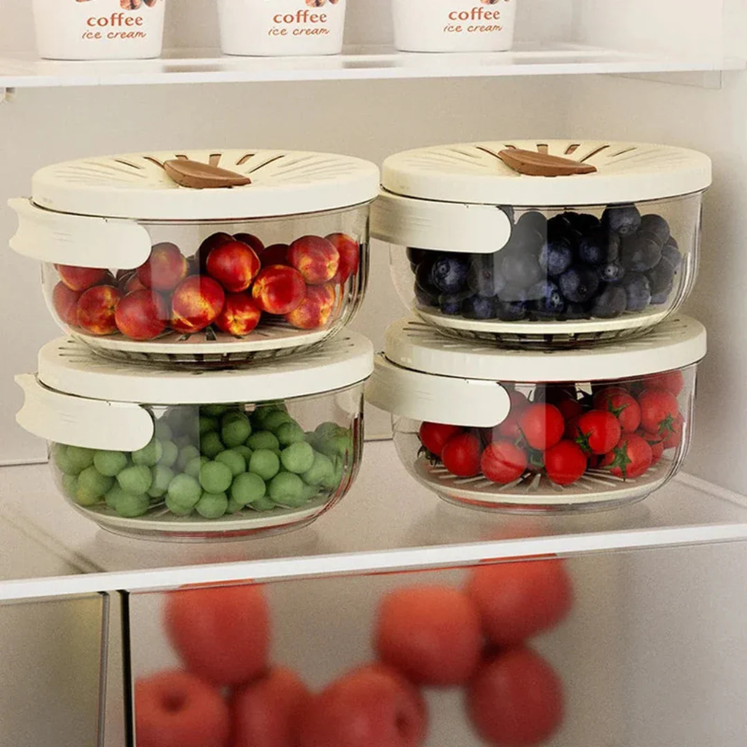 Multifunktionale Obst- und Gemüsewaschschüssel mit klappbarem Griff - Image 4