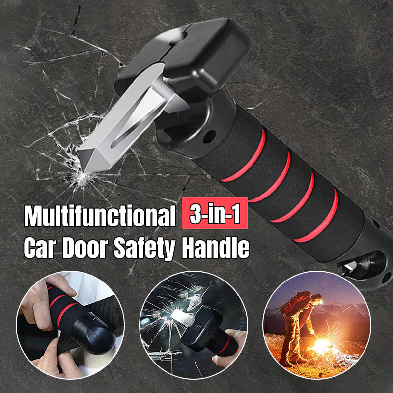 Multifunktionaler 3-in-1-Autotürgriff - Sicherheit, Werkzeug & LED-Lampe - Image 7
