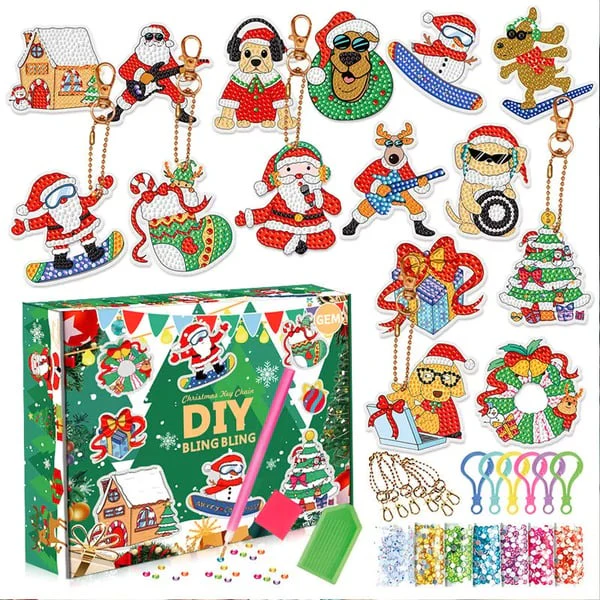 Neues Design Weihnachten Diamant Malerei Aufkleber Kit - Image 20