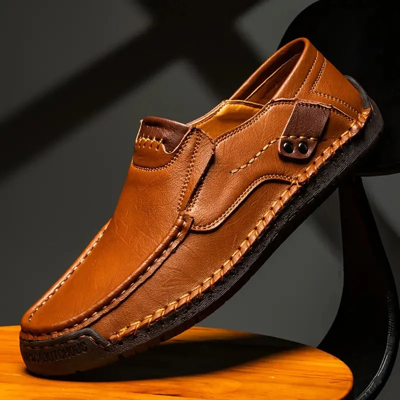 Nolan – Men's Leather Shoes with Flexible Comfort