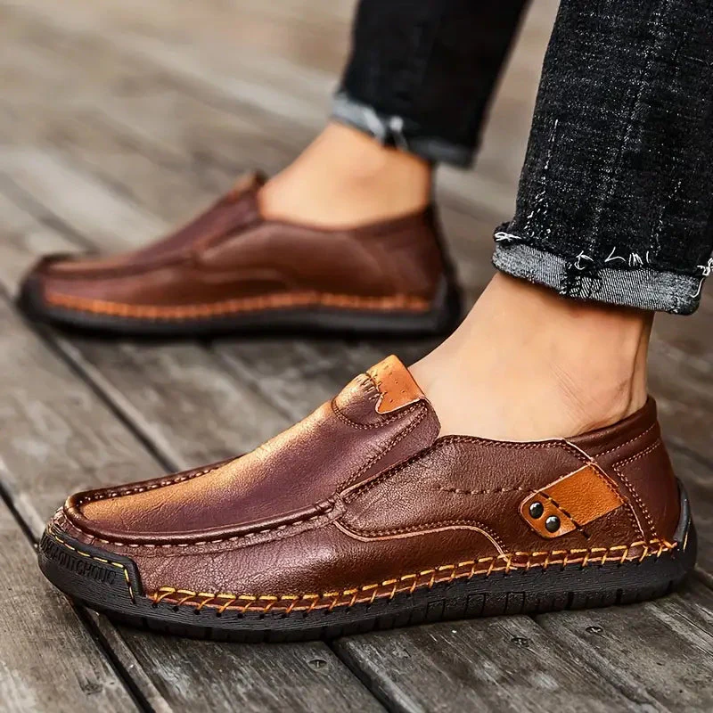Nolan – Men's Leather Shoes with Flexible Comfort - Image 5