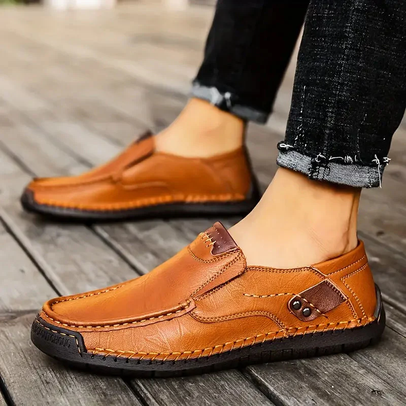 Nolan – Men's Leather Shoes with Flexible Comfort - Image 6