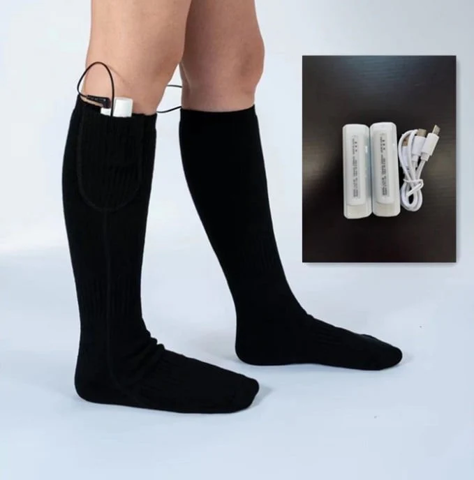 Nolan – Wiederaufladbare Heizsocken mit langanhaltender Wärme - Image 12