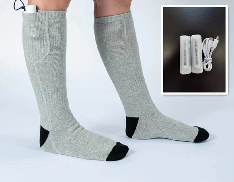 Nolan – Wiederaufladbare Heizsocken mit langanhaltender Wärme - Image 15
