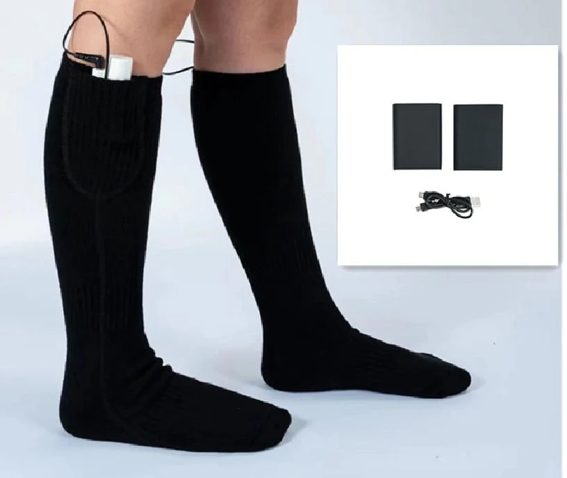 Nolan – Wiederaufladbare Heizsocken mit langanhaltender Wärme - Image 19