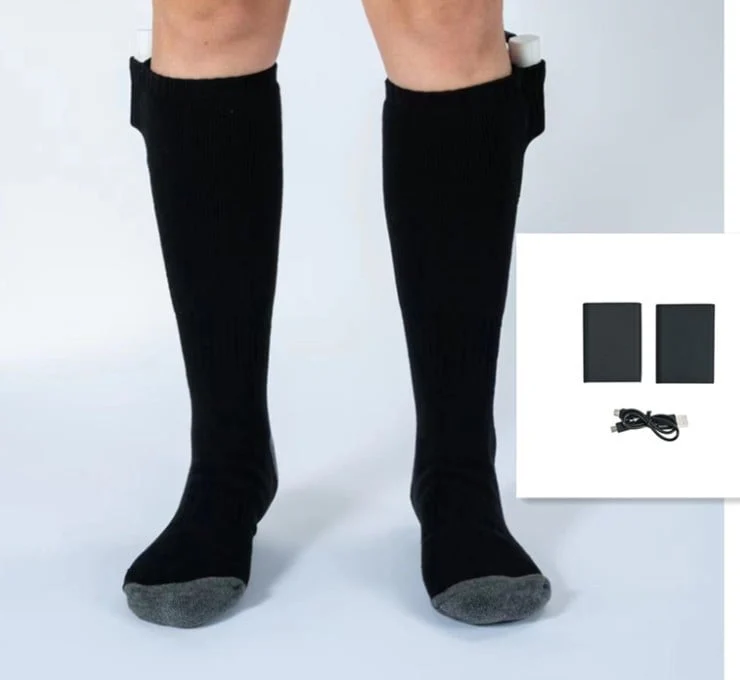 Nolan – Wiederaufladbare Heizsocken mit langanhaltender Wärme - Image 20