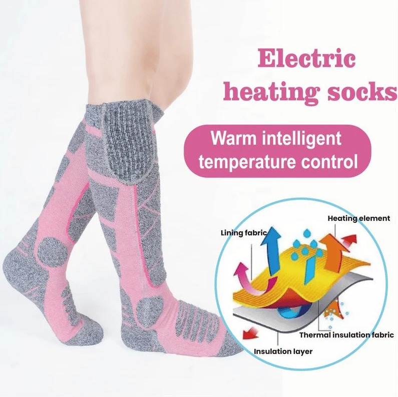 Nolan – Wiederaufladbare Heizsocken mit langanhaltender Wärme - Image 23