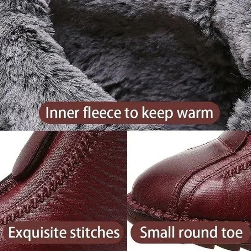 Nora – Winterstiefel mit warmer Isolierung und Reißverschlussverschluss - Image 9