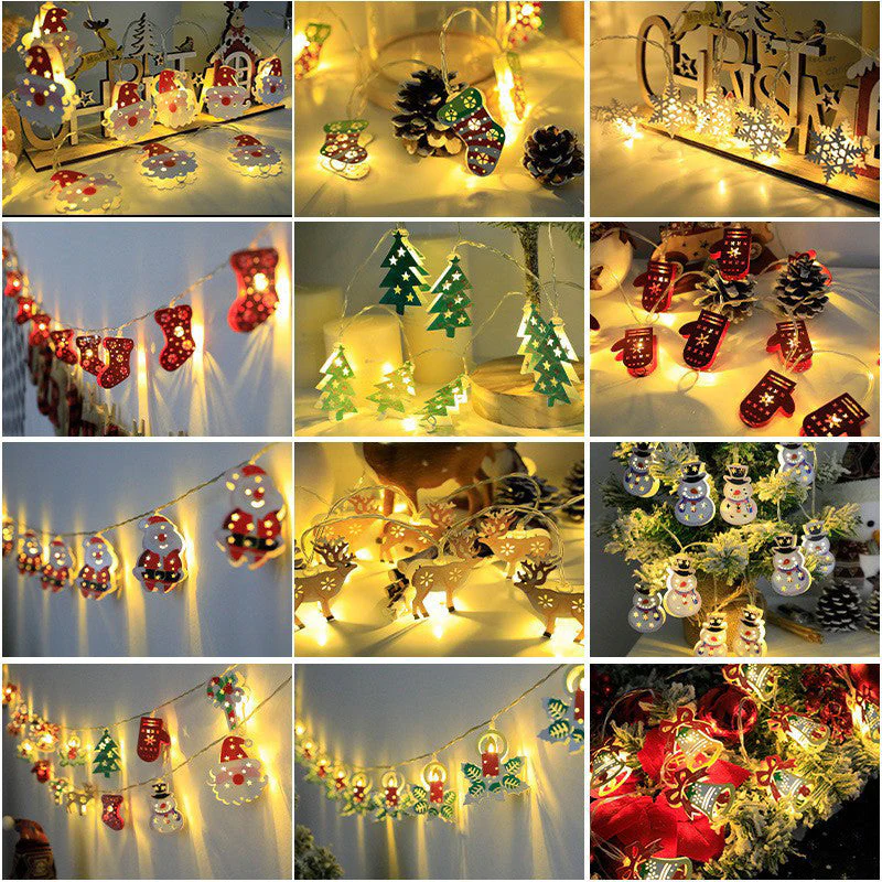 NordicGlow – Weihnachts LED-Eisen-Dekolichterkette - Image 11