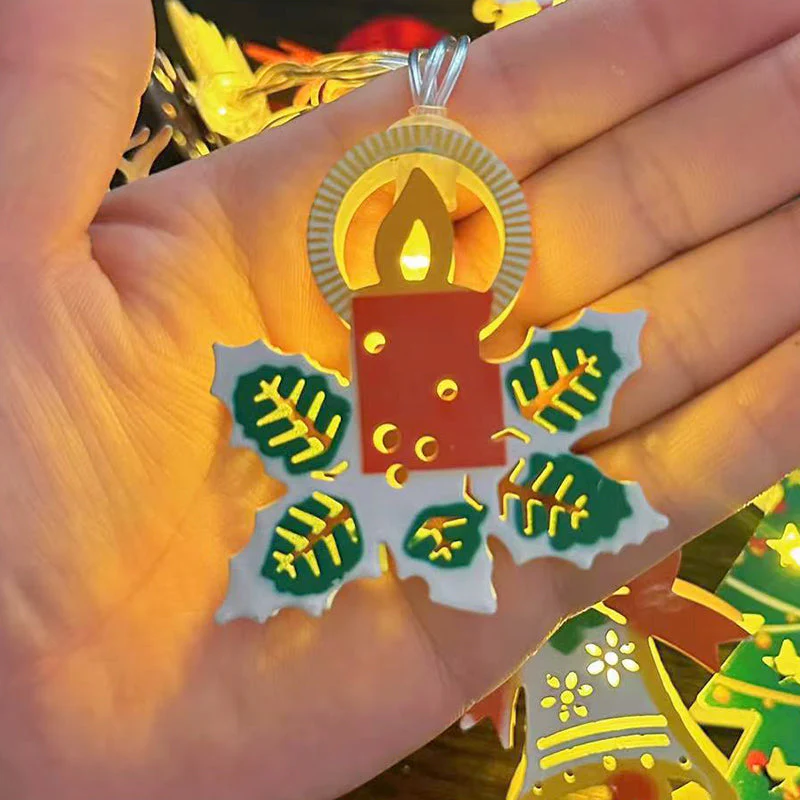 NordicGlow – Weihnachts LED-Eisen-Dekolichterkette - Image 19