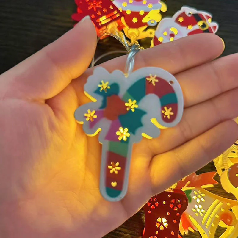NordicGlow – Weihnachts LED-Eisen-Dekolichterkette - Image 21