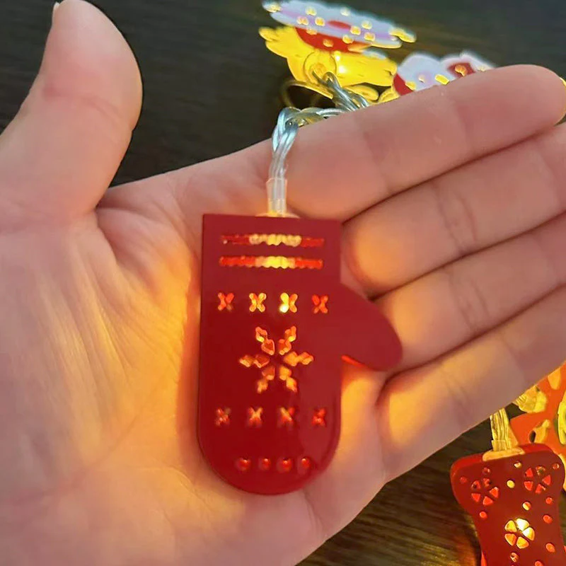 NordicGlow – Weihnachts LED-Eisen-Dekolichterkette - Image 23