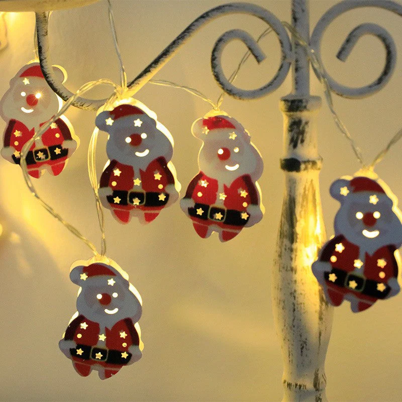 NordicGlow – Weihnachts LED-Eisen-Dekolichterkette - Image 3