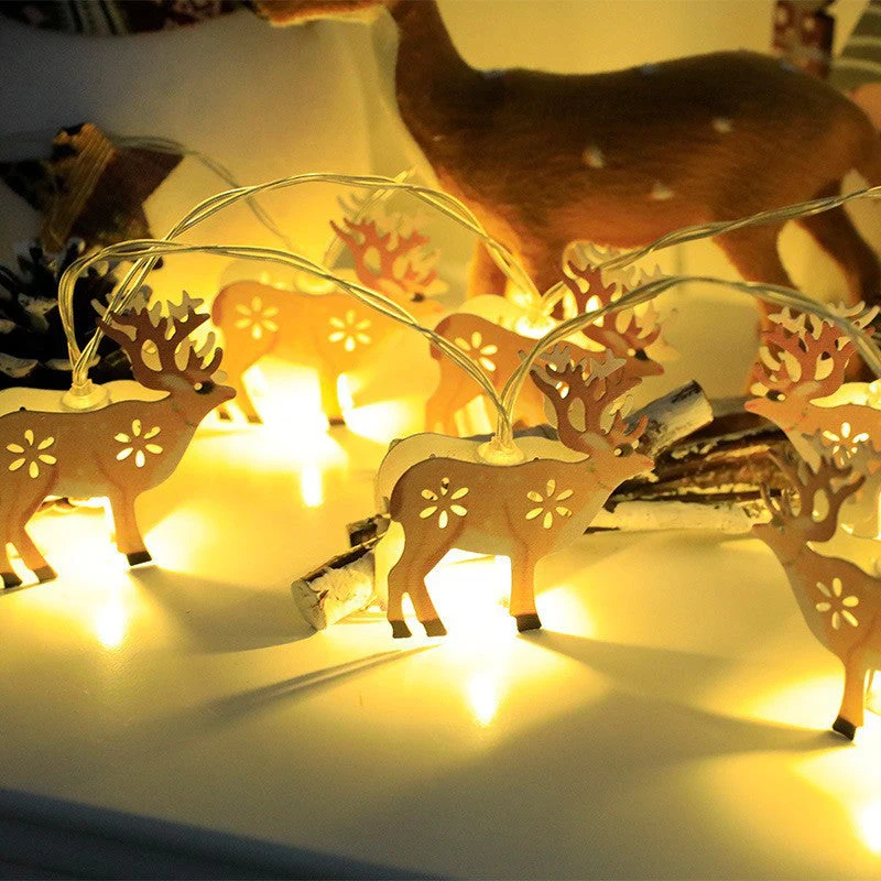 NordicGlow – Weihnachts LED-Eisen-Dekolichterkette - Image 4
