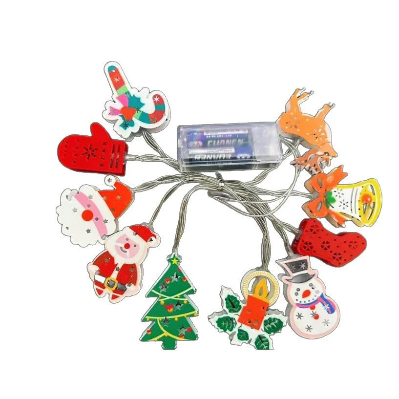 NordicGlow – Weihnachts LED-Eisen-Dekolichterkette - Image 5
