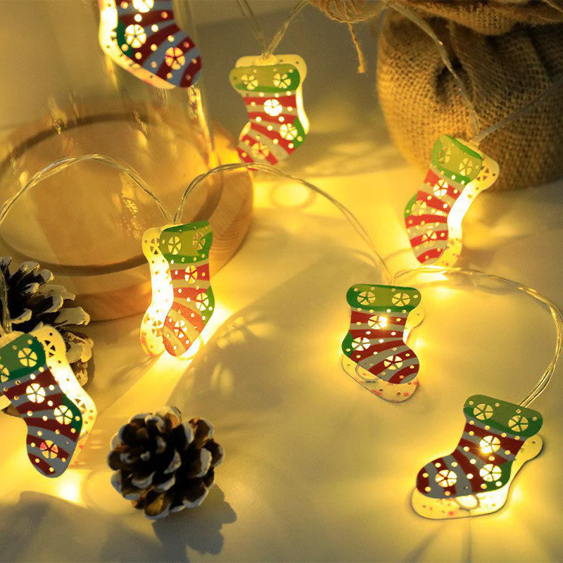 NordicGlow – Weihnachts LED-Eisen-Dekolichterkette - Image 8