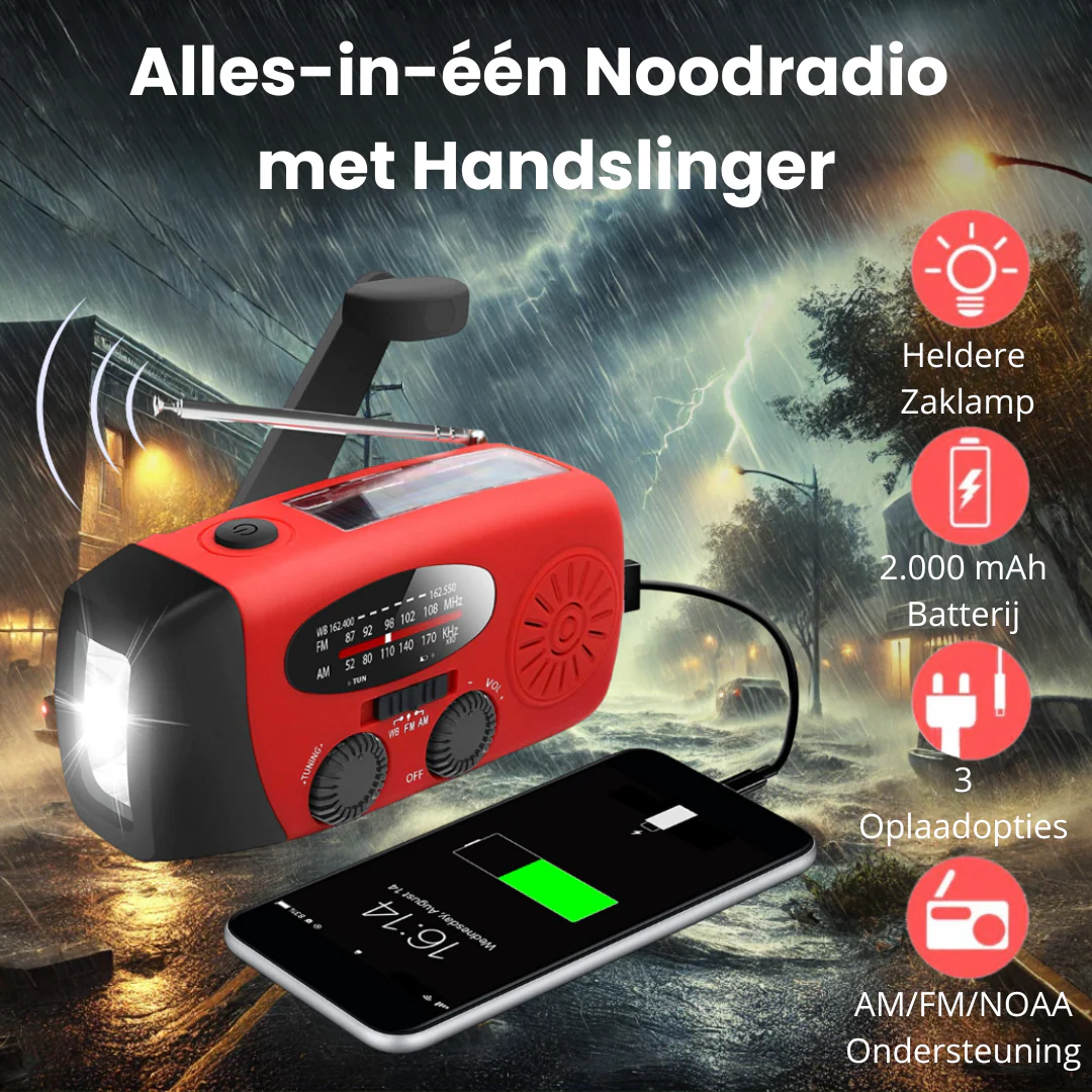 Notfallradio - Wetterwarnungen, SOS-Funktion & PowerBank-Funktion - Image 3