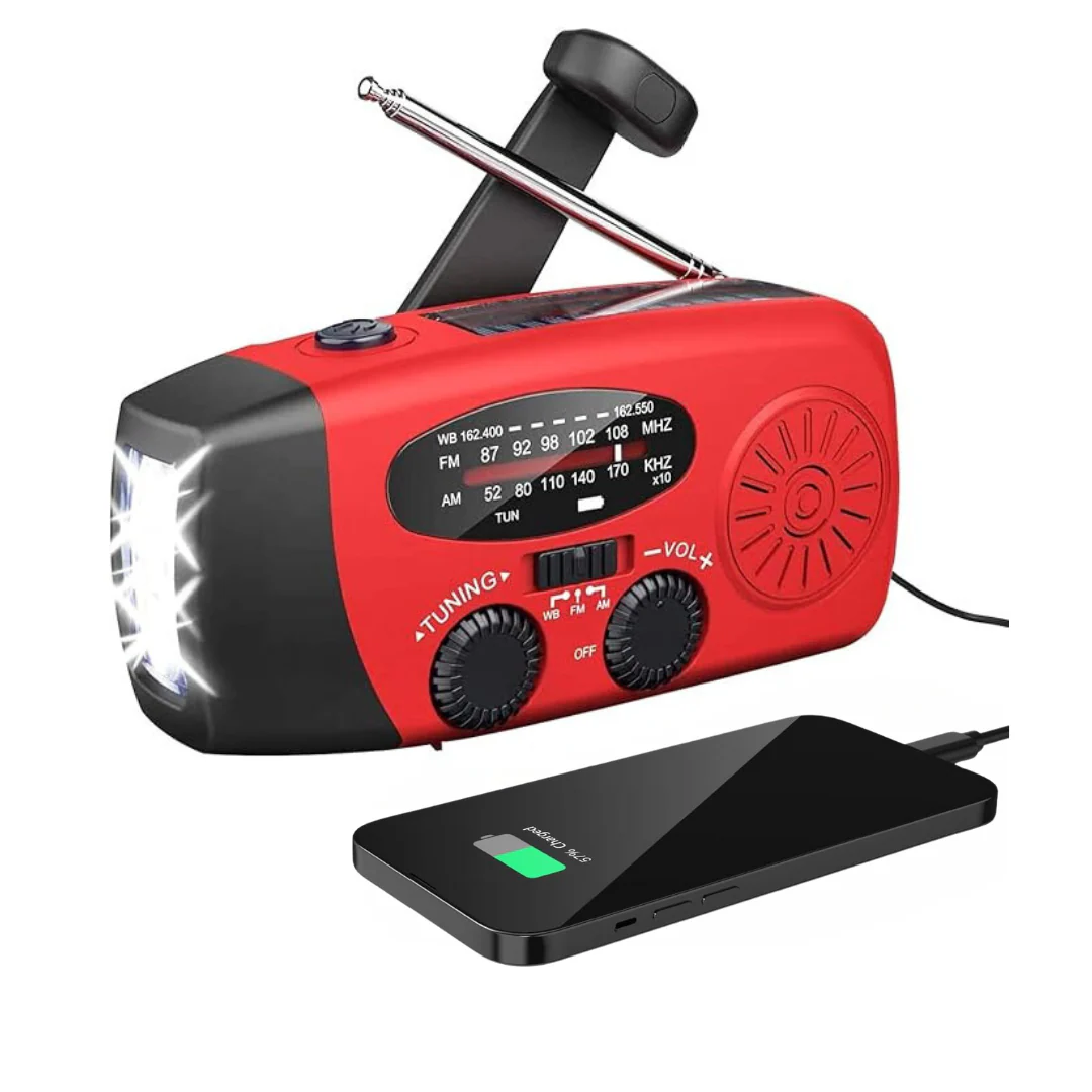 Notfunkgerät - Radio, Powerbank & Taschenlampe für Notfälle - Image 2