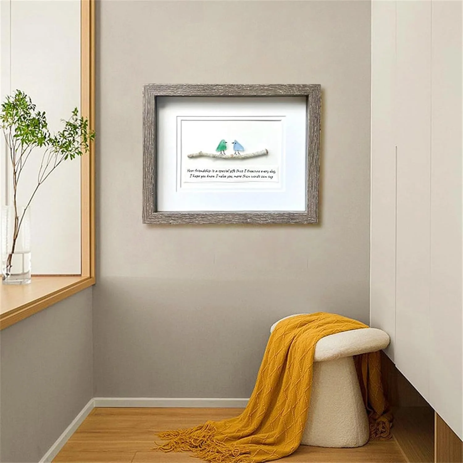 OceanSoul™ Bilderrahmen mit Meerglas-Vögeln | 50% Rabatt - Image 5