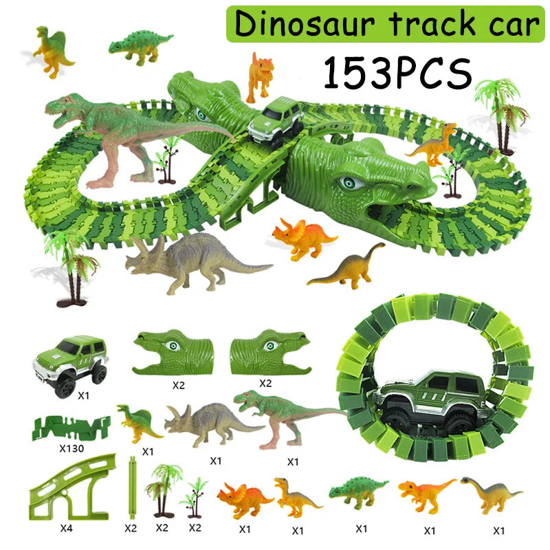 Ocerar™ 153 Stück Dinosaurier-Rennstrecke - Image 2