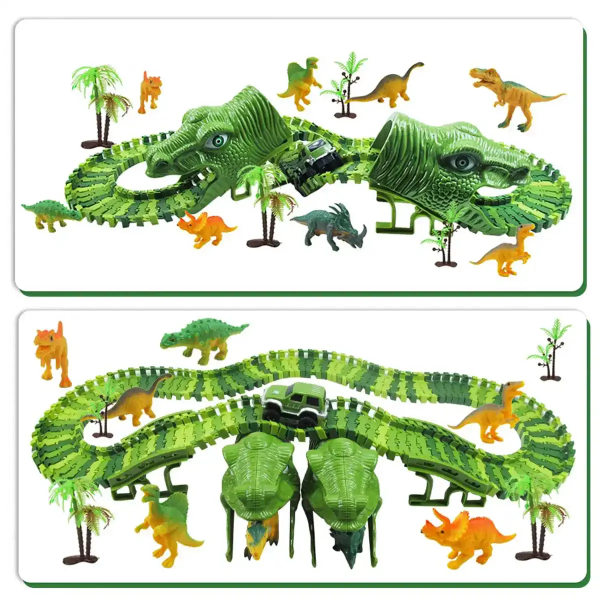 Ocerar™ 153 Stück Dinosaurier-Rennstrecke - Image 4
