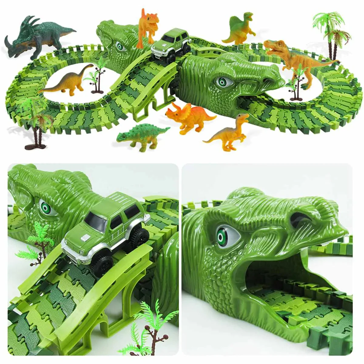 Ocerar™ 153 Stück Dinosaurier-Rennstrecke - Image 5