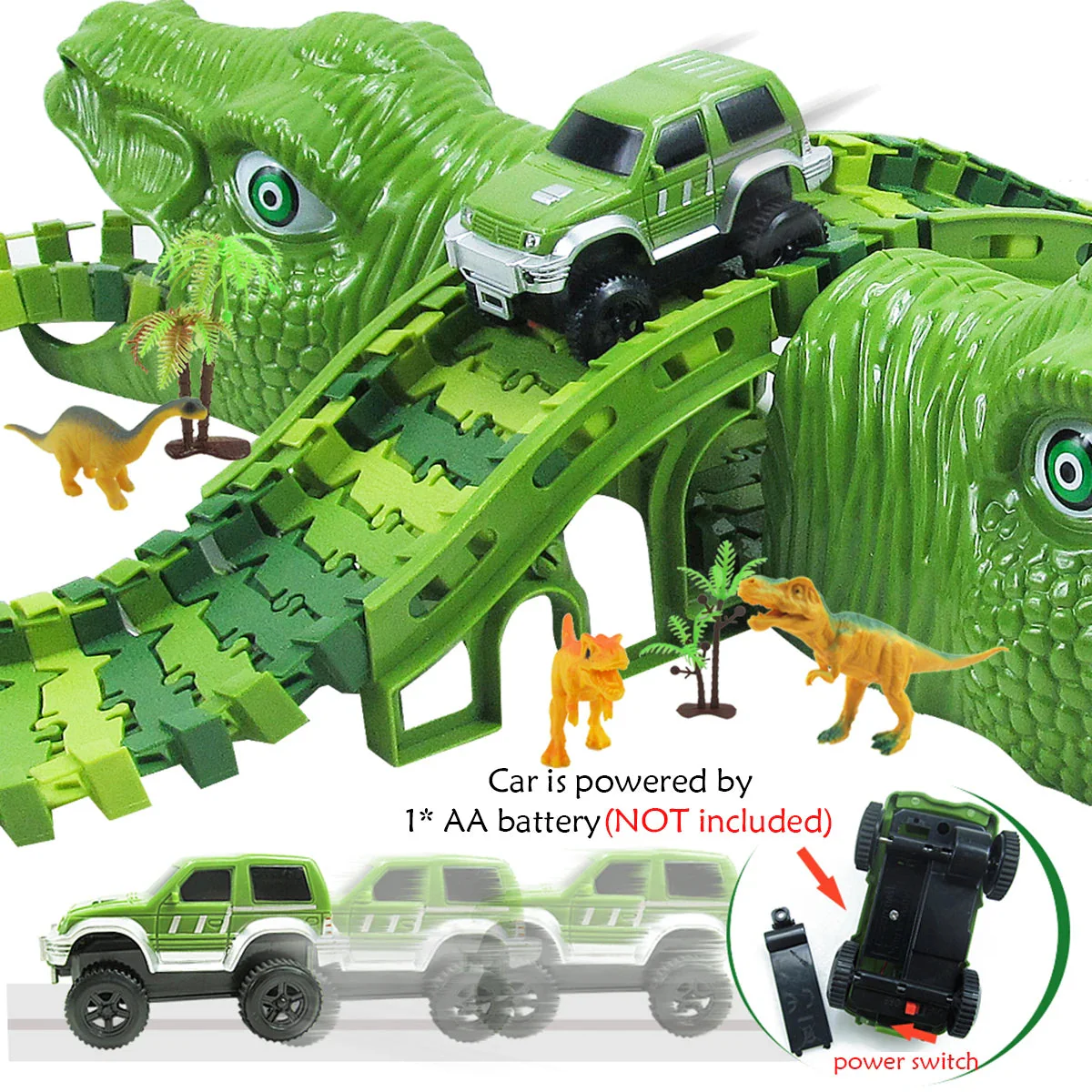 Ocerar™ 153 Stück Dinosaurier-Rennstrecke - Image 6