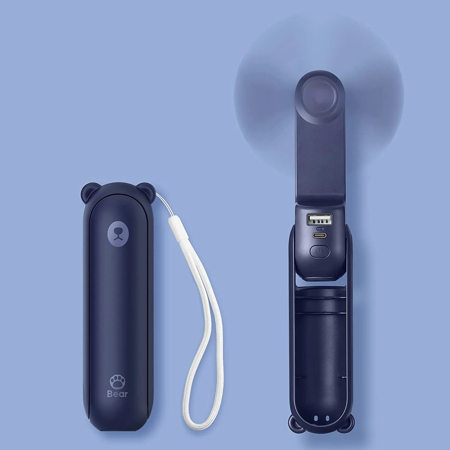 Ocerar | Tragbarer Mini-Ventilator + Powerbank + Taschenlampe + USB in 1 GADGET - Image 17