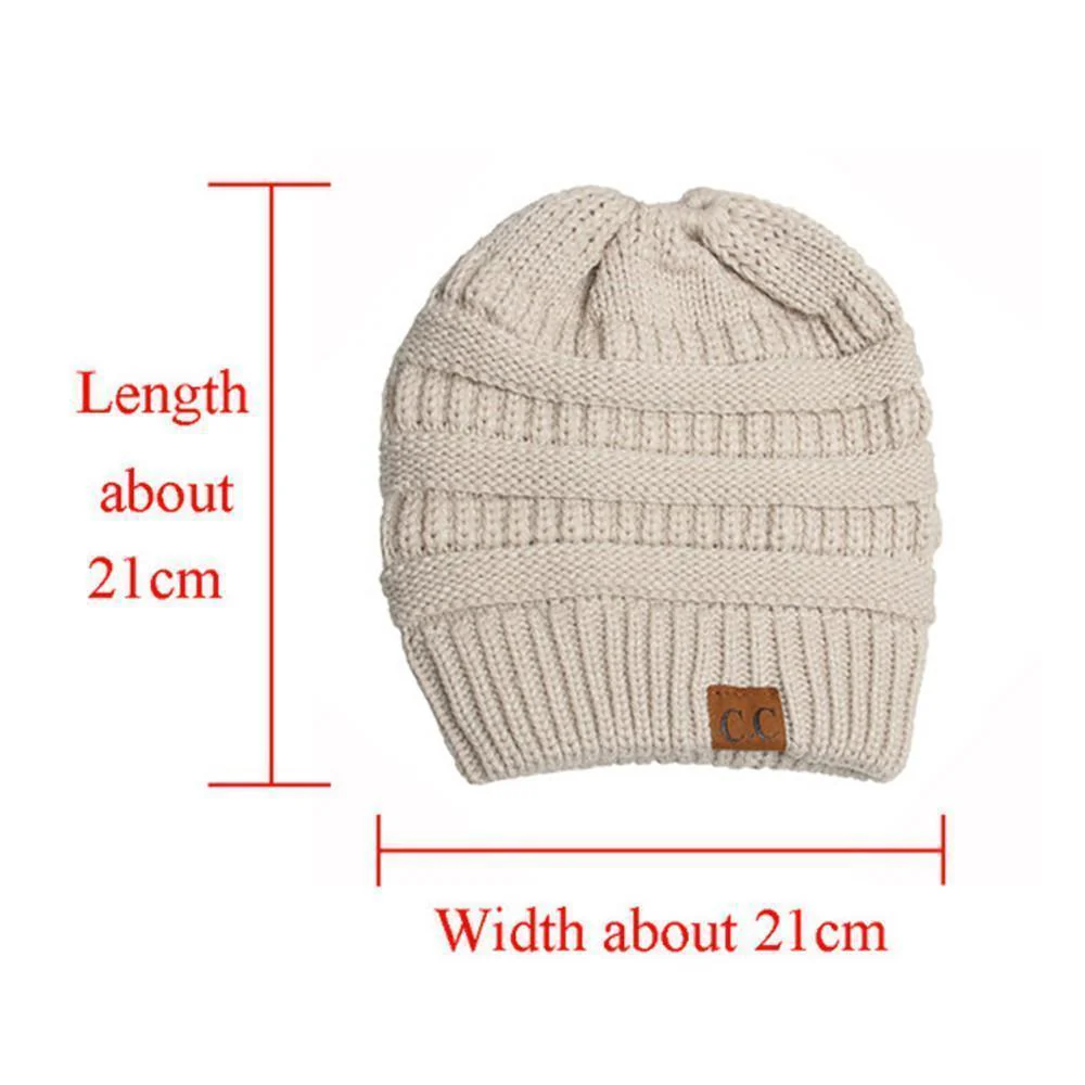 Mirabelle - Weiche Strickmütze mit Pferdeschwanz | 50% RABATT - Image 16