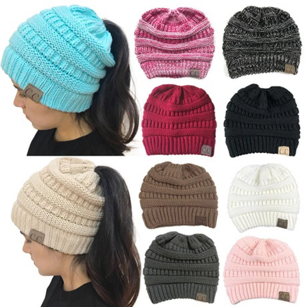 Mirabelle - Weiche Strickmütze mit Pferdeschwanz | 50% RABATT - Image 6